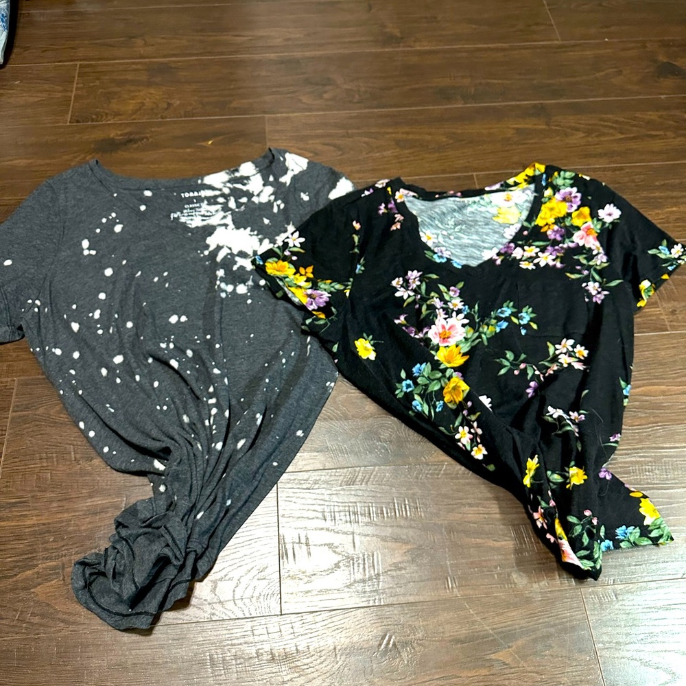 2 for 1 deal! Torrid size 1 shirts. NWOT